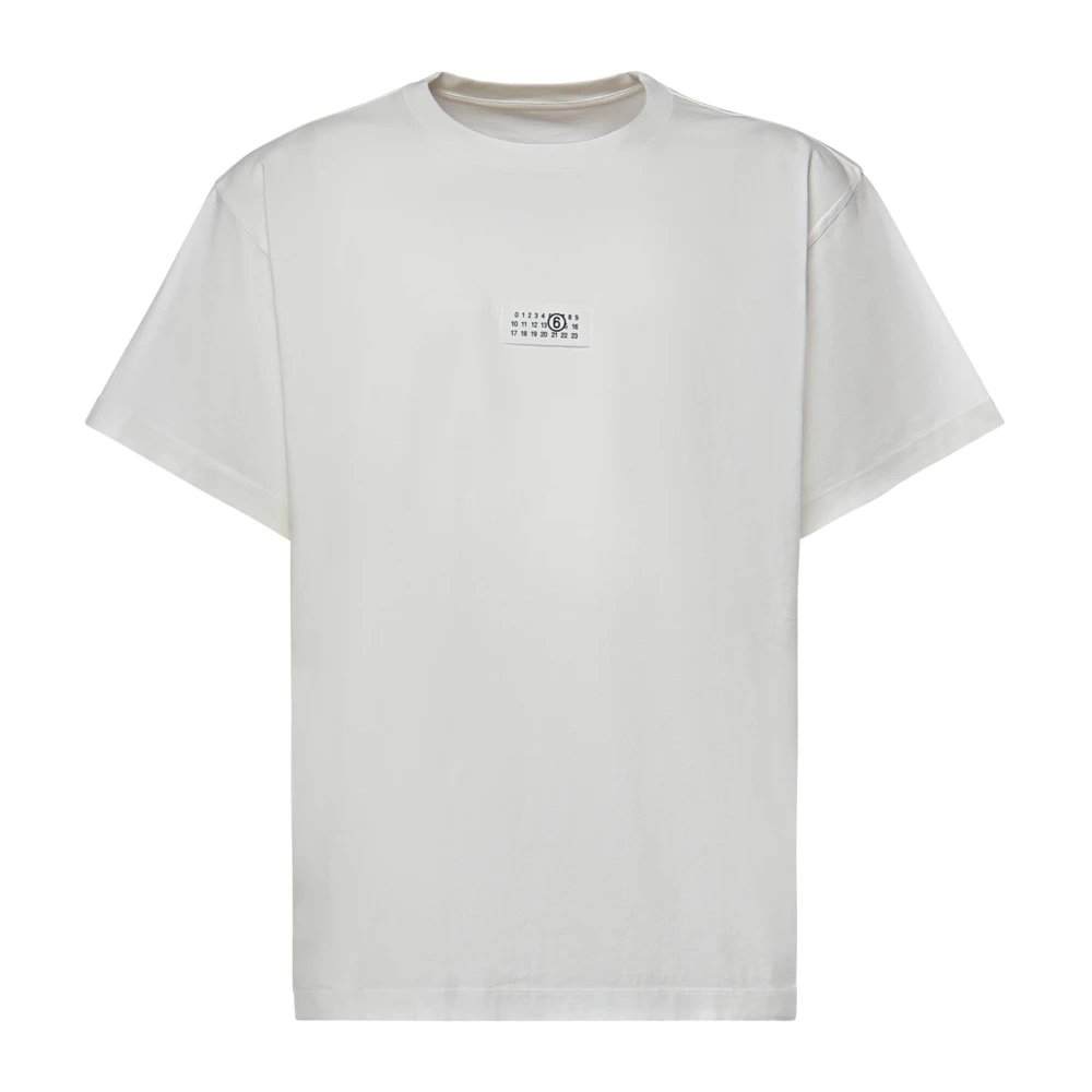 MM6 | Off-white cotton Numeric T-shirt | male | L - Bild 13
