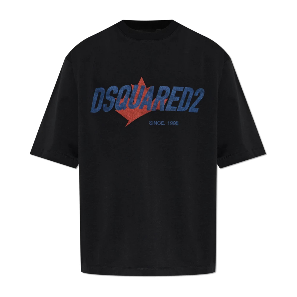 Dsquared2 Herren Schwarz - T-Shirts - Tops - K - 3XL