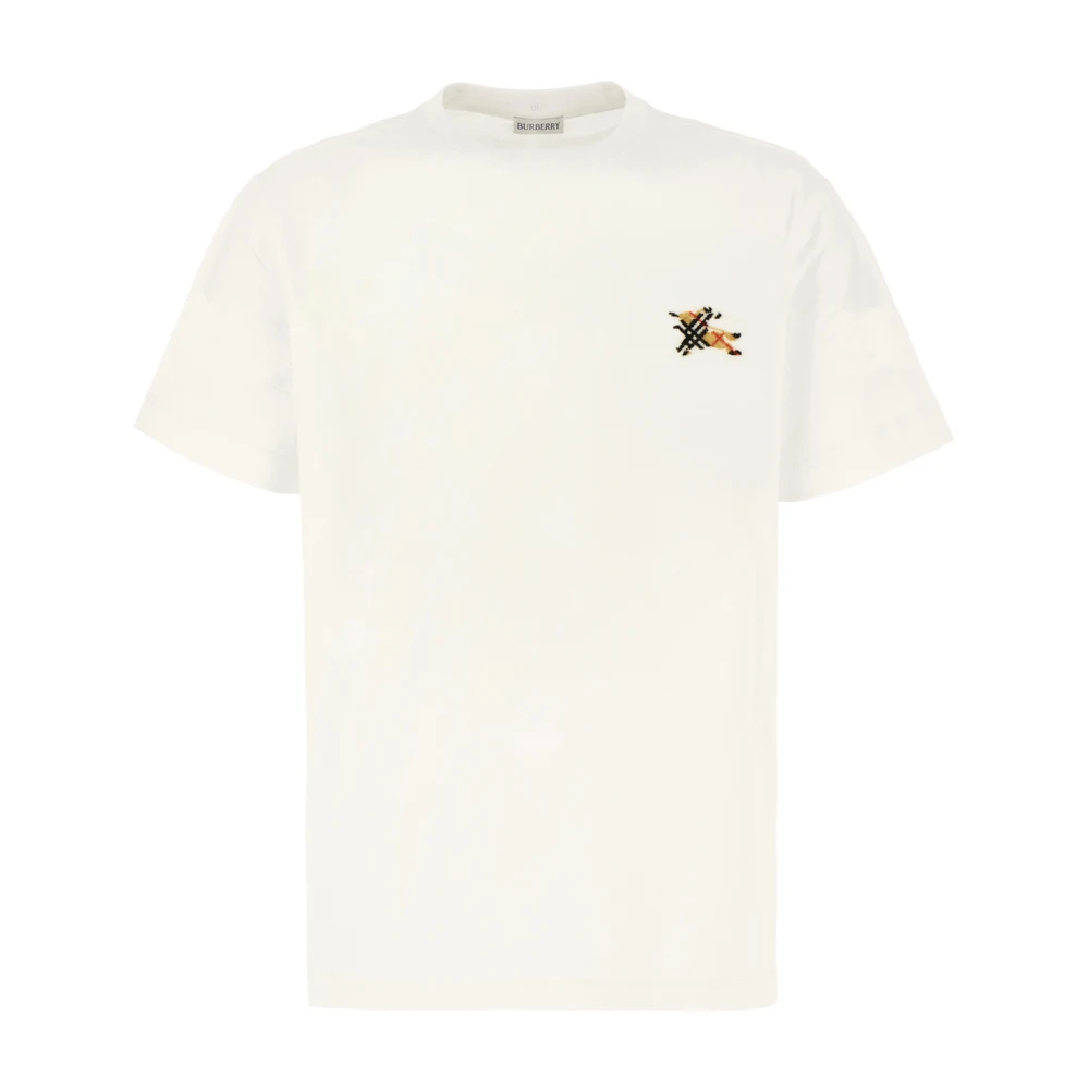 BURBERRY | Chalk white cotton T-shirt with knight patch | Man | XL - Bild 4