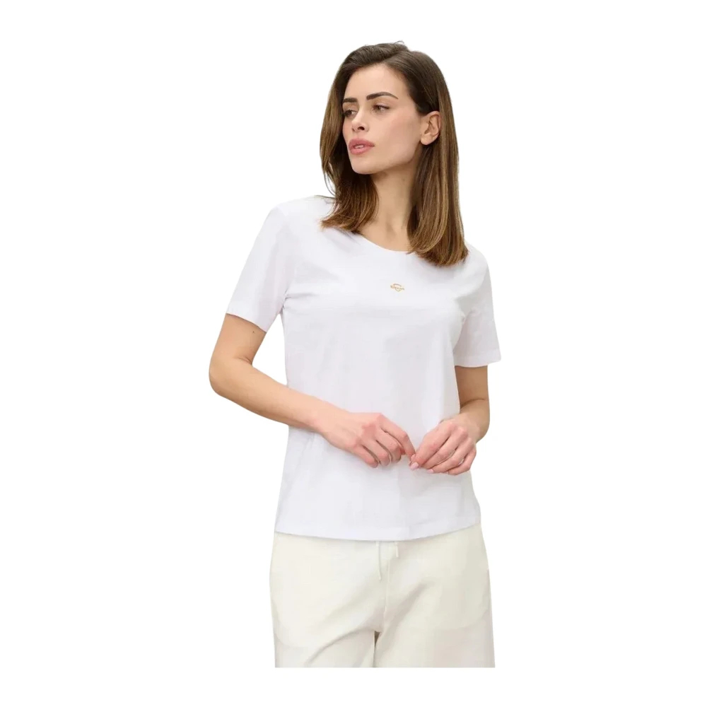 Blauer Damen Weiß - T-Shirt - Tops - M