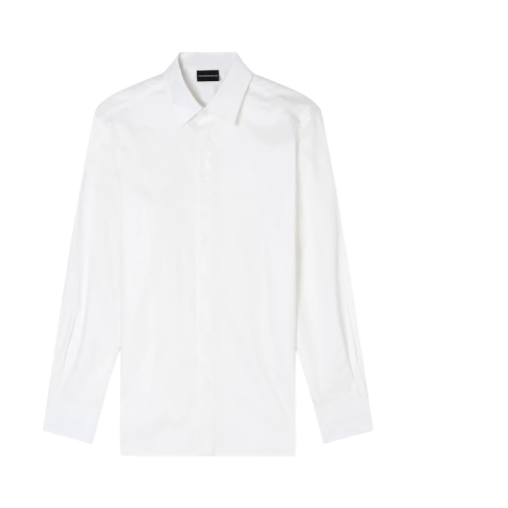 Emporio Armani Herren Weiß - Casual Shirt - Shirts - S