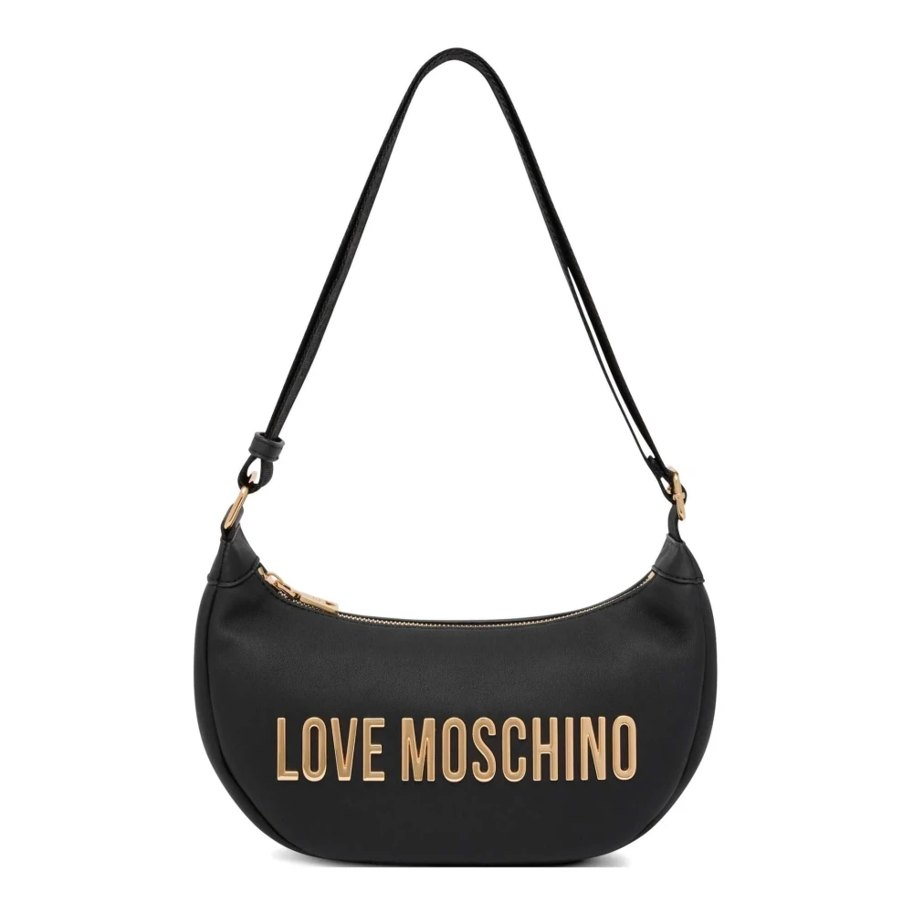 Love Moschino - Logo Schultertasche - Bags -Damen -Schwarzk -One Size