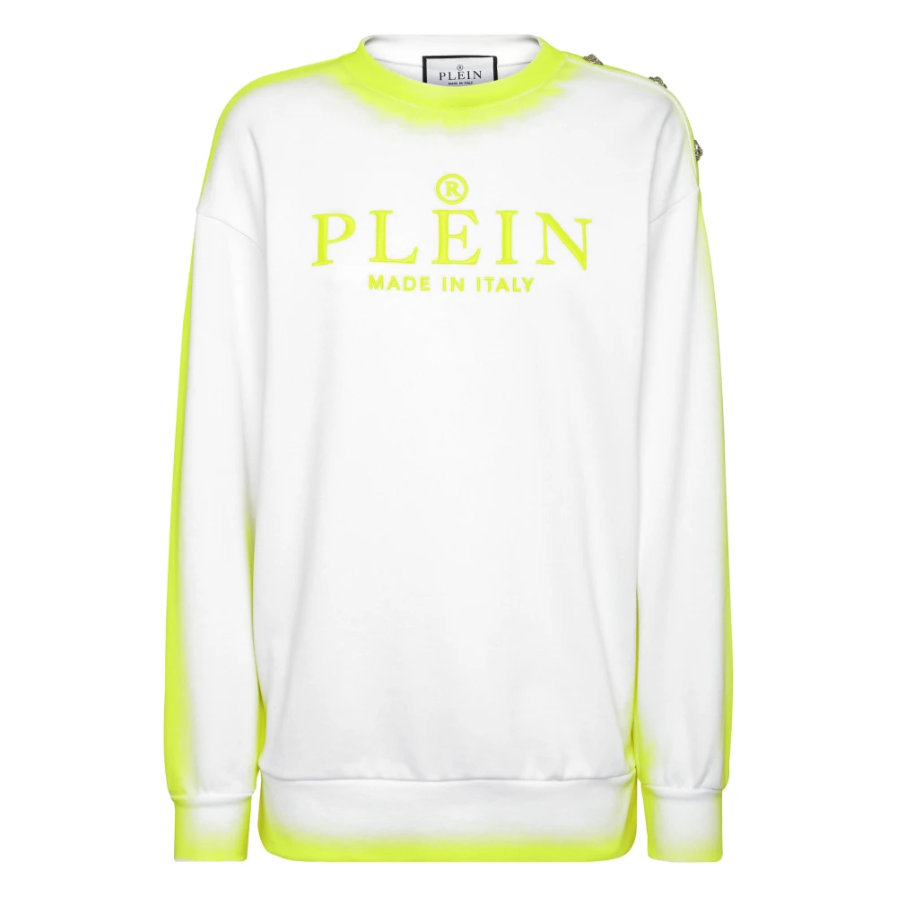 Philipp Plein Damen Weiß - Crewneck Sweatshirt - Sweatshirts & Hoodies - Xl