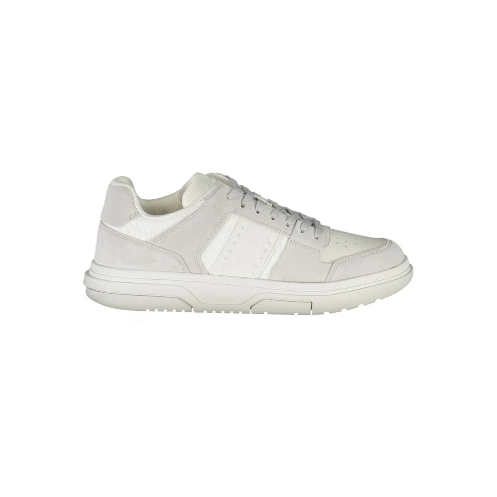 Tommy Hilfiger, Herren, Sneakers, White Polyurethane Men Sneaker, Weiss, (40) - Bild 4