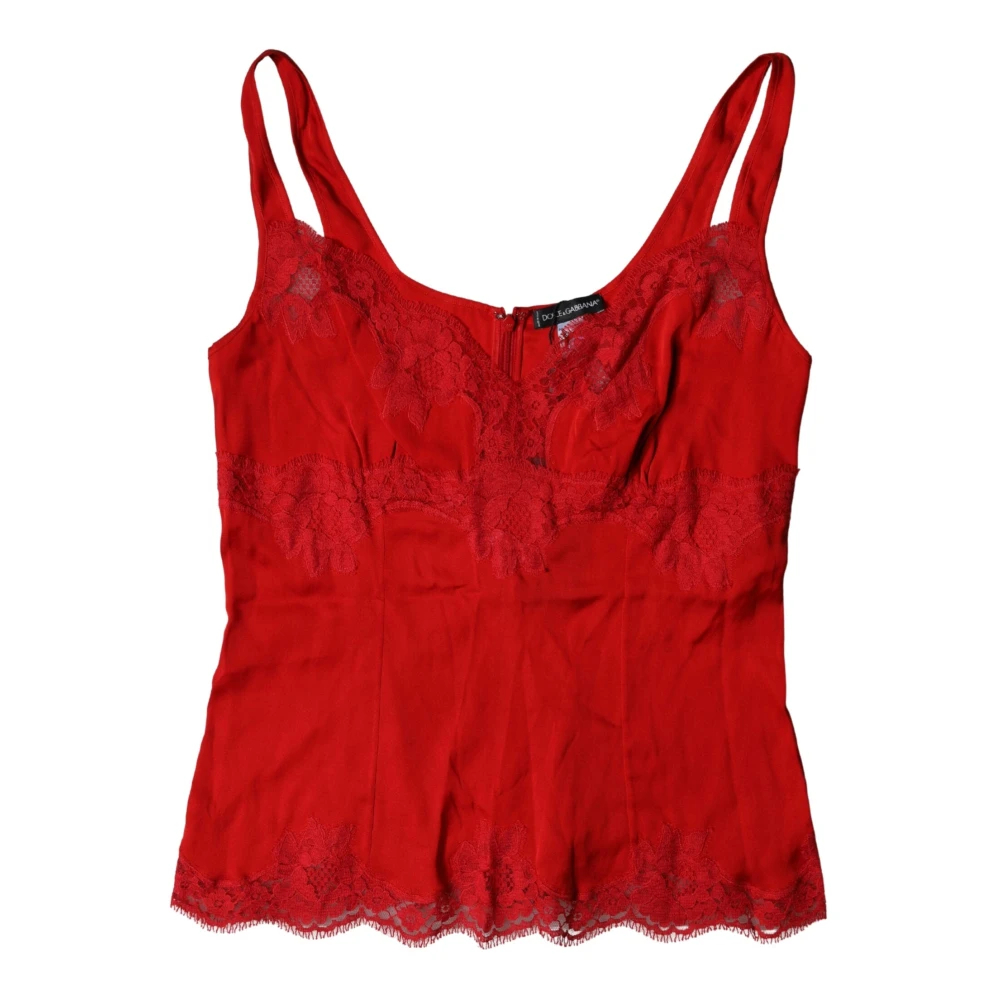 Dolce & Gabbana Damen Rot - Lingerie Top - Tops - Xl