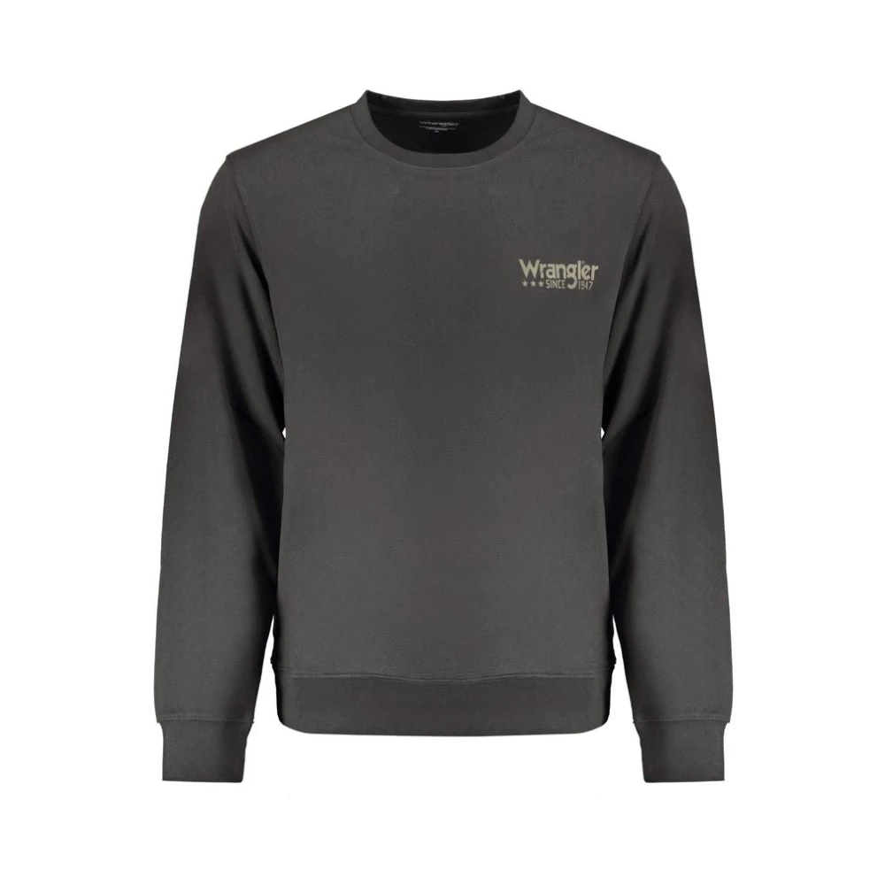 Wrangler, Herren, Pullover, Schwarzer Baumwollpullover für Männer, Schwarz, (S) - Bild 5