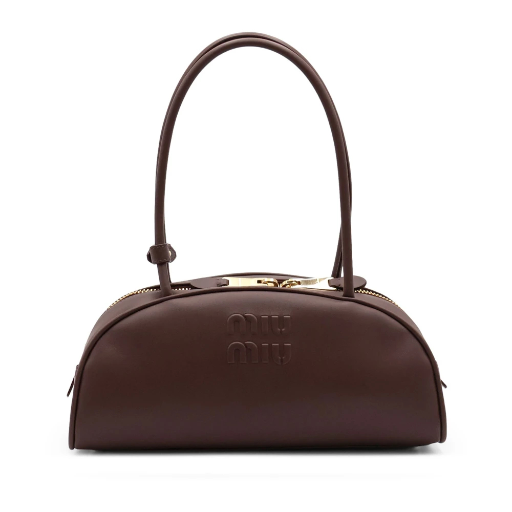 Miu Miu - Beau Schultertasche - Bags - Damen - Braun - One Size