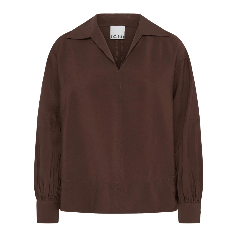 Ichi Damen Marron Bluse Ihluba - Bild 4