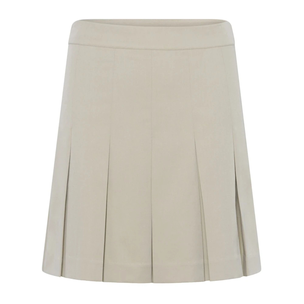 Saint Tropez Damen Beige Midirock "Damen Rock Zelivasz", Gr. Xl, (Oxford Tan), Obermaterial: 77% Polyester Pes. 19% Viskose Cv. 4% Elasthan El., R... - Bild 4