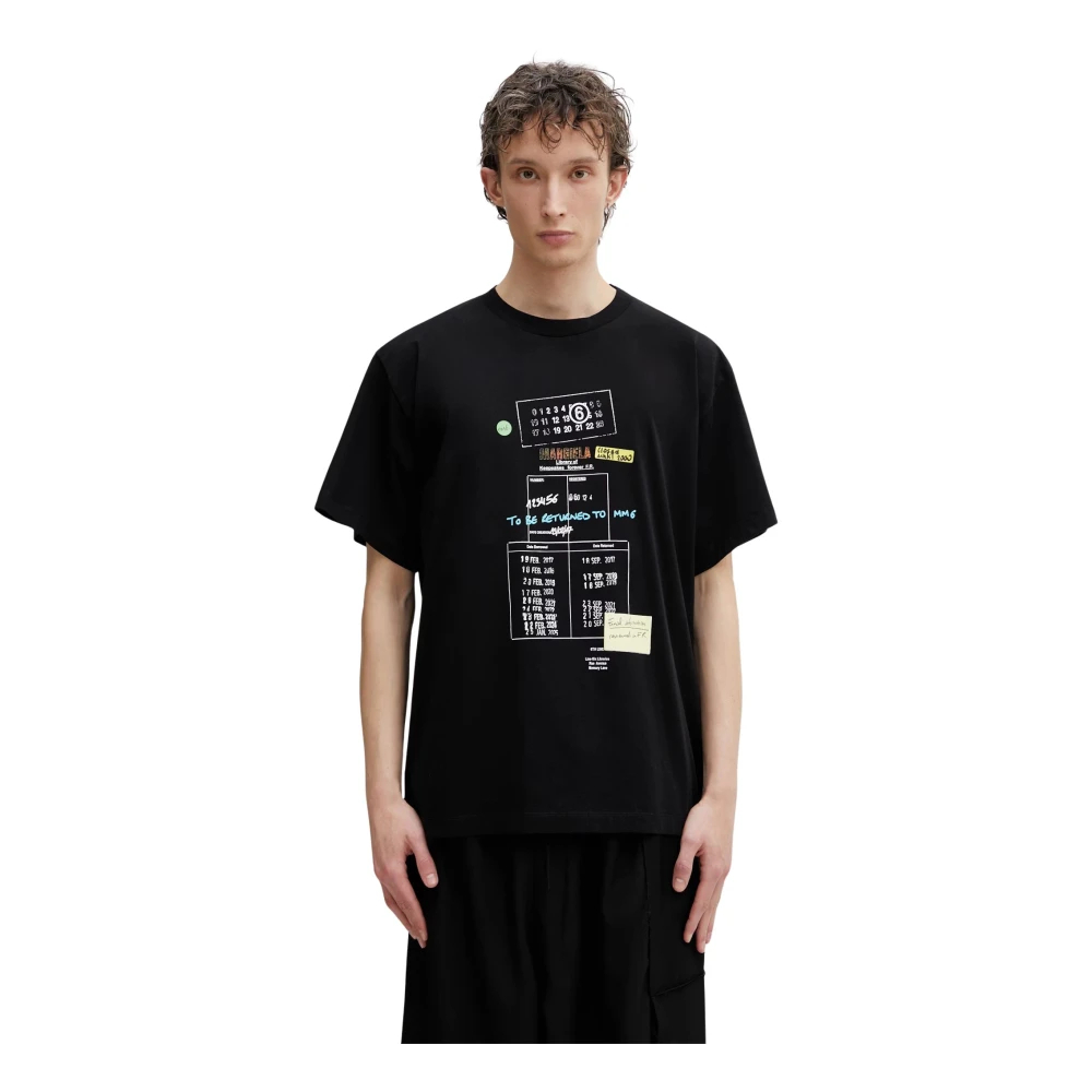 T-Shirt MM6 T-Shirt Black L - Bild 3
