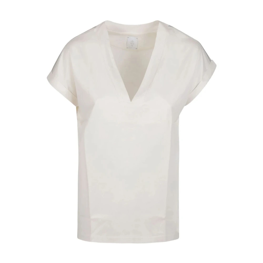 Eleventy Damen Beige - T.shirt - Tops - L
