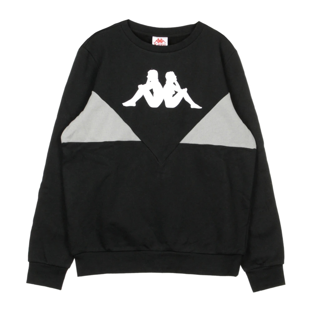 Kappa Herren Schwarz - Crewneck Sweatshirt - Sweatshirts & Hoodies - K - M