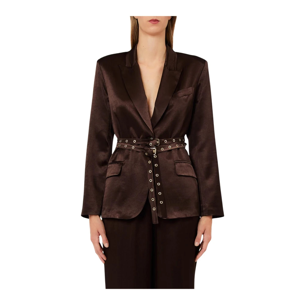 Liu Jo Damen Braun - Jacket - Jackets - M