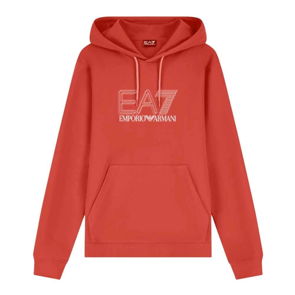 Emporio Armani Ea7 Herren Orange - Hoodie - Sweatshirts & Hoodies - Xl