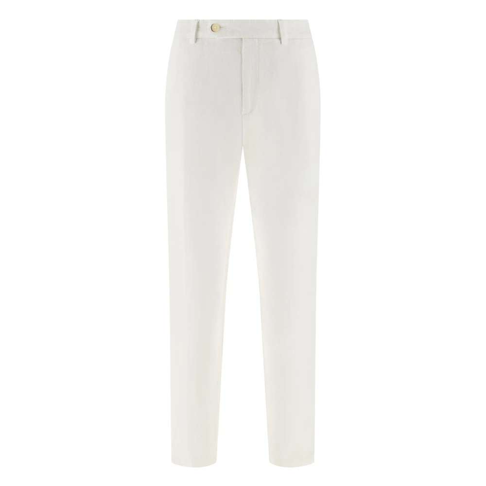 Boggi Milano Herren Weiß - Leinenhose - Trousers - W34
