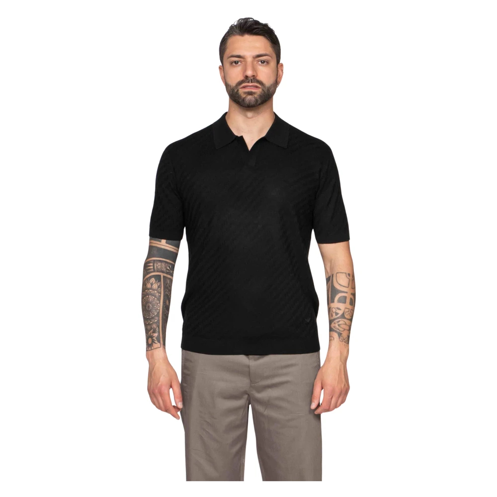 Emporio Armani Herren Schwarz - Strickware - Tops - K - L