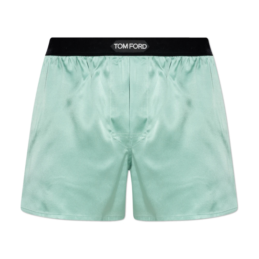 Tom Ford Herren Grün - Seidenboxershorts - Underwear - 2XL