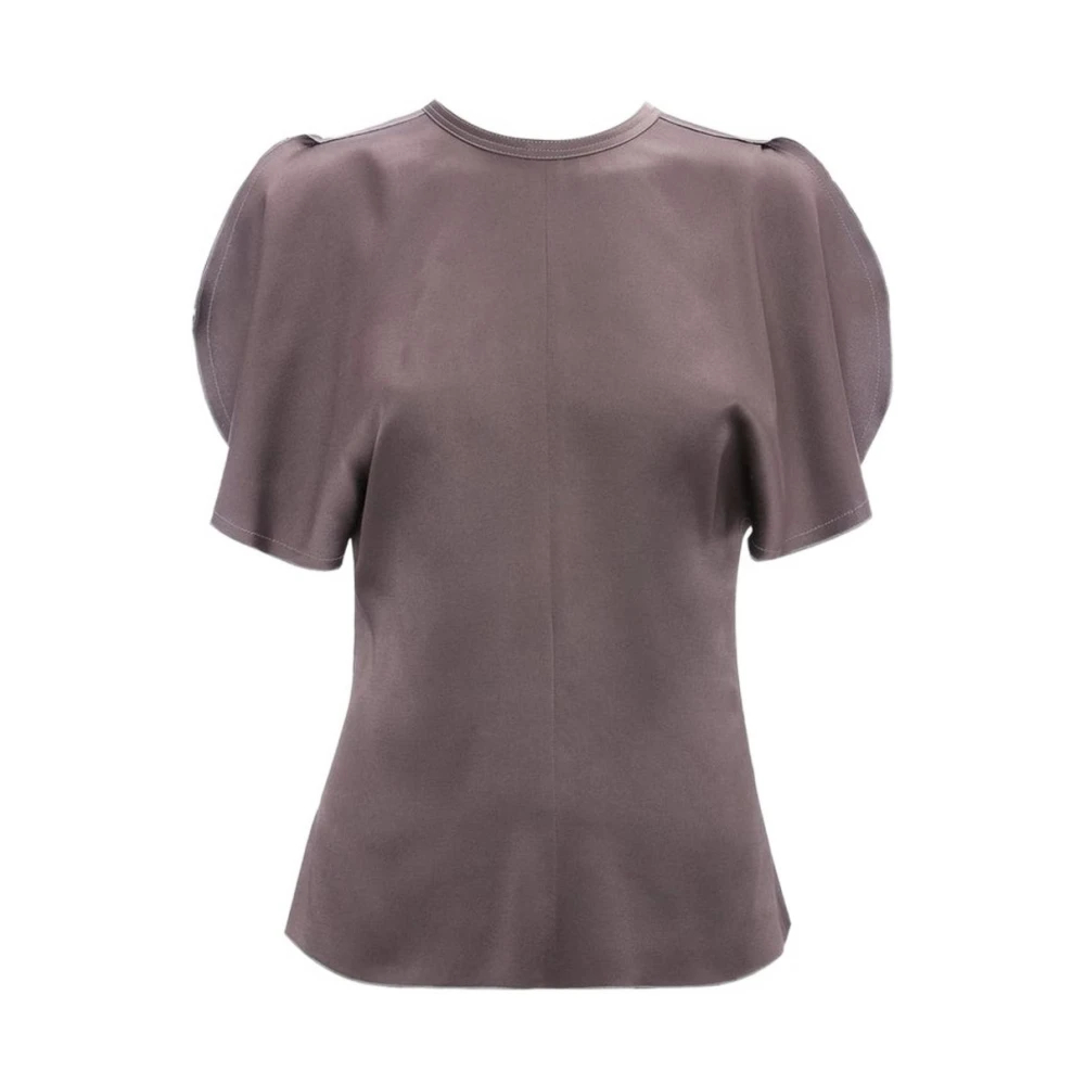 Victoria Beckham Top Bela Aus Satin Mit Crepe-Ruecken De Größe 36 - MyTheresa - Bild 4