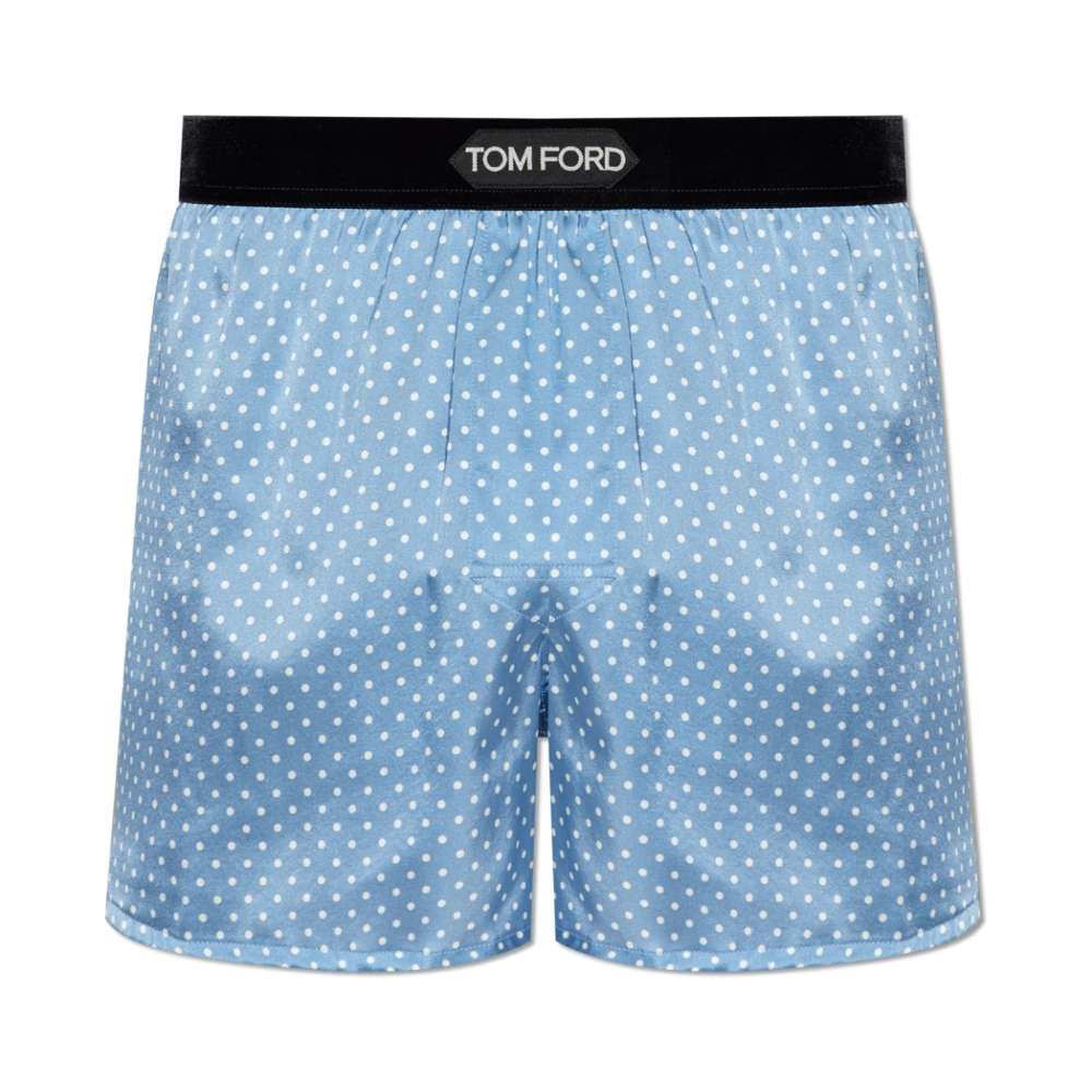 Tom Ford Herren Blau - Seidenboxershorts - Underwear - Xs
