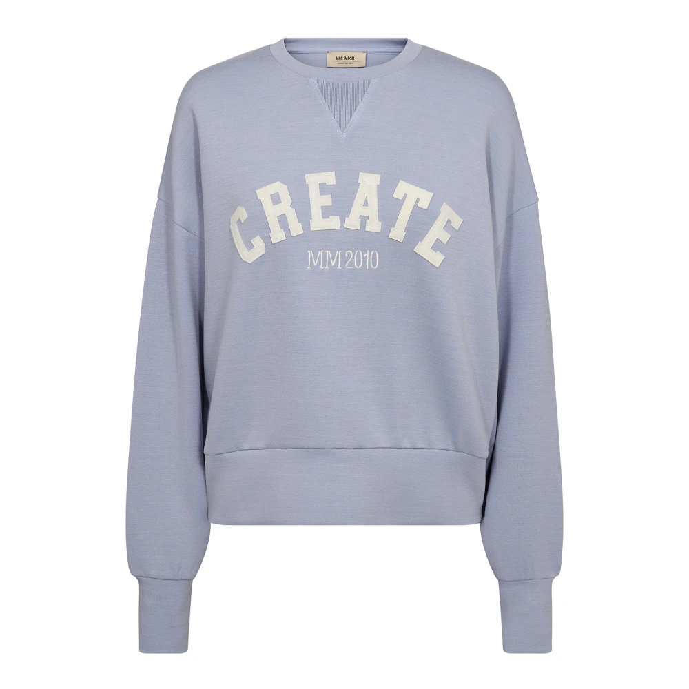Mos Mosh Damen Sweatshirts Blau Gr. Mittel - Bild 5
