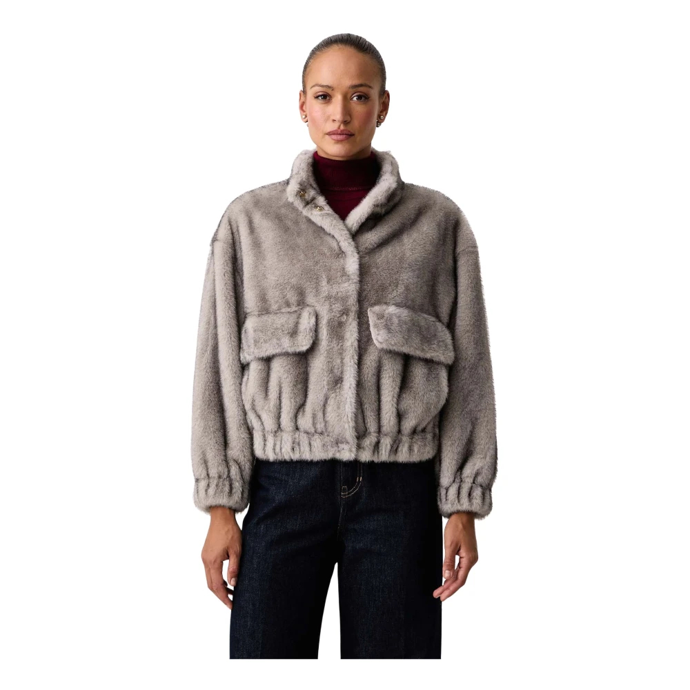 Liu Jo - Kunstpelzjacke - Jackets - Damen - Grau - S - Bild 4