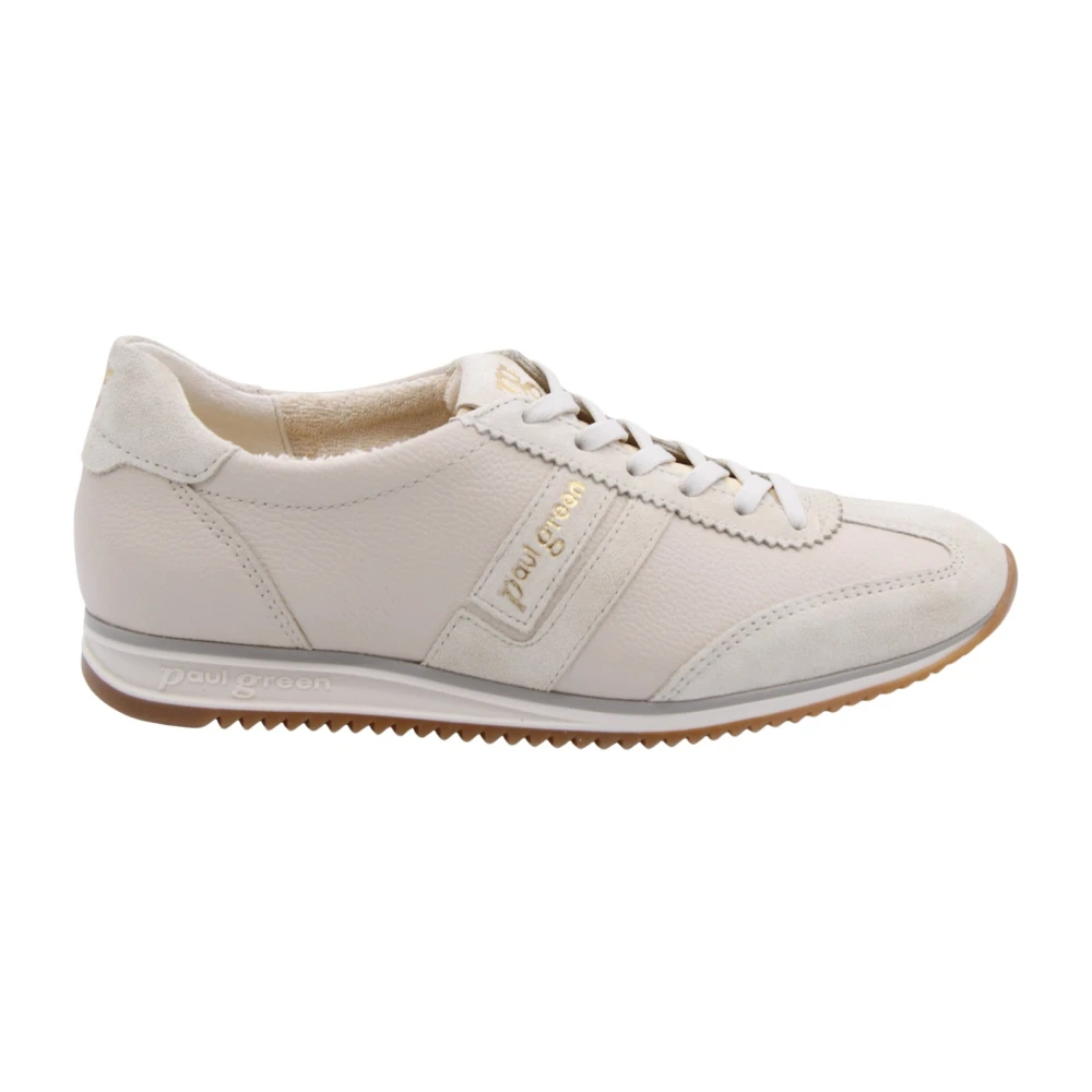 Paul Green Damen Beige Schuhe - 5453 Leder Und Veloursleder (, Gr. 37 ½) - Bild 6