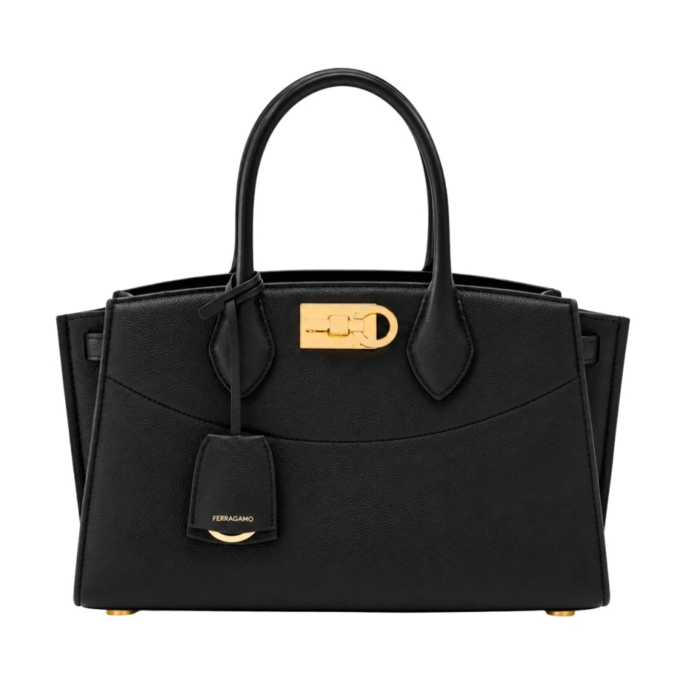 Ferragamo - St Soft S Nw - Bags - Damen - Schwarzk - One Size - Bild 4