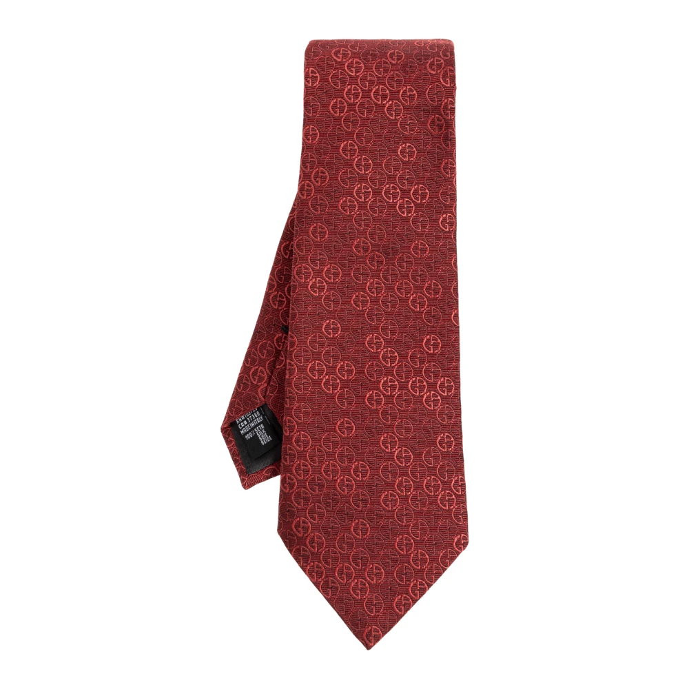 Giorgio Armani Herren Rot - Seidenkrawatte - Accessories - One Size