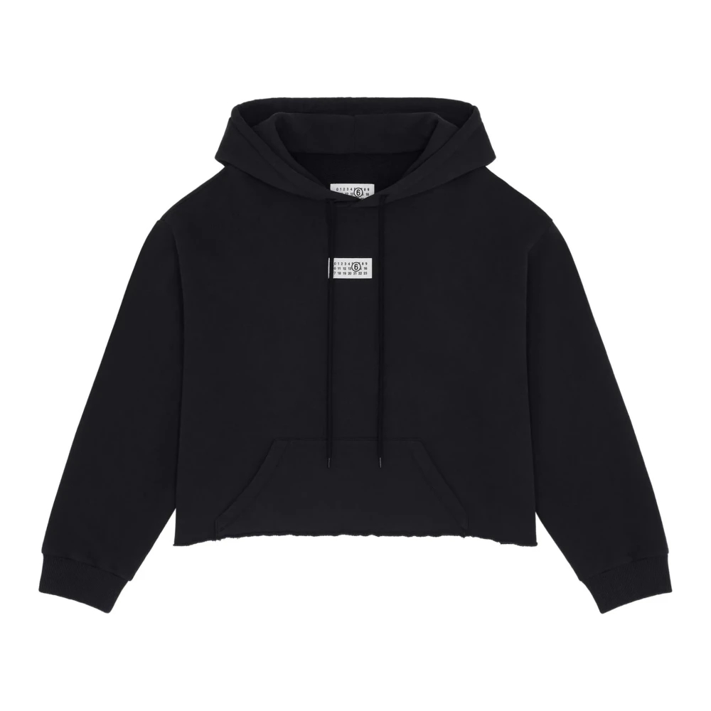 Mm6 Maison Margiela Damen Schwarz - Hoodie - Sweatshirts & Hoodies - K - S