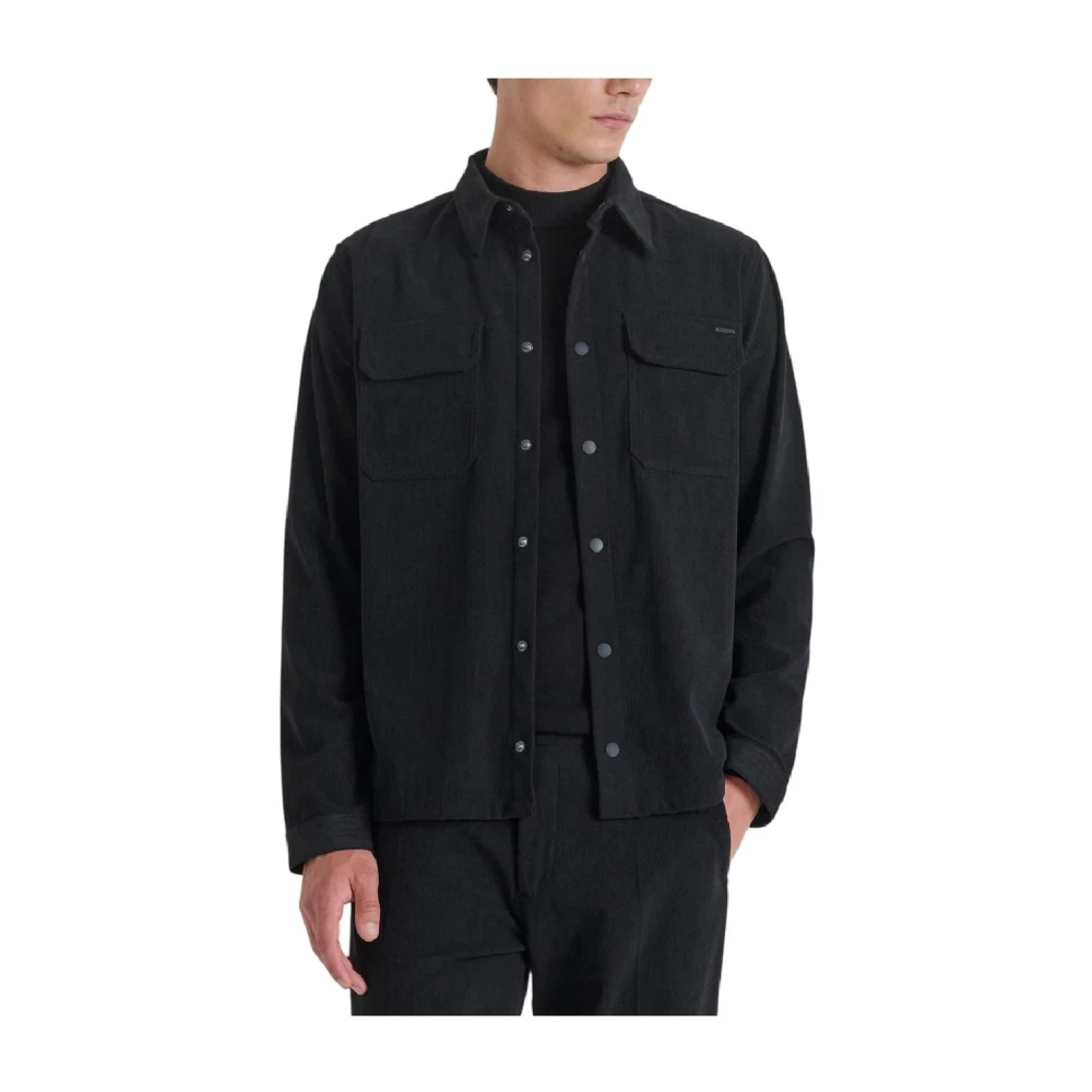 Antony Morato Herren Schwarz - Overshirt - Jackets - K - L
