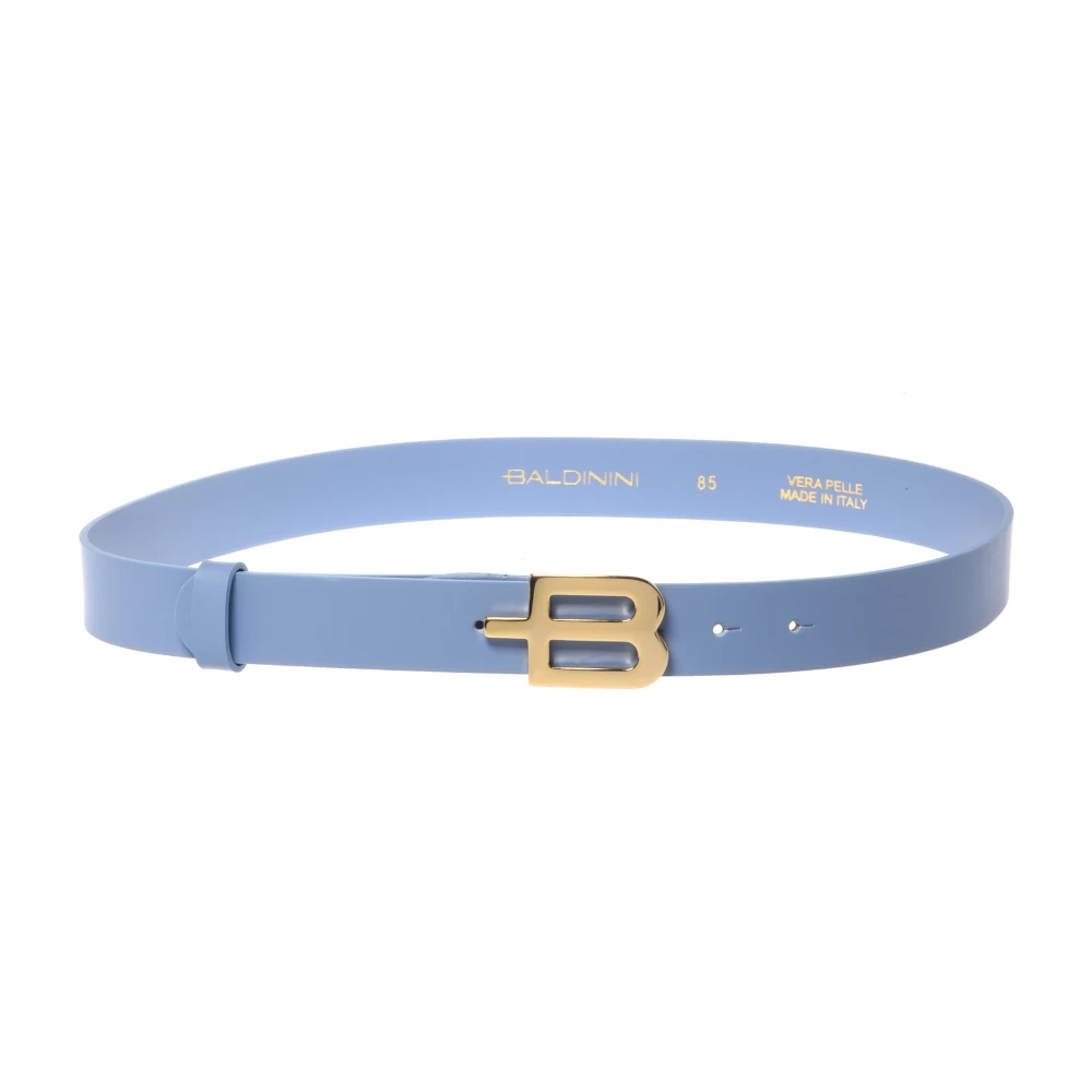 Baldinini Damen Blau - Ledergürtel - Accessories - 95 Cm