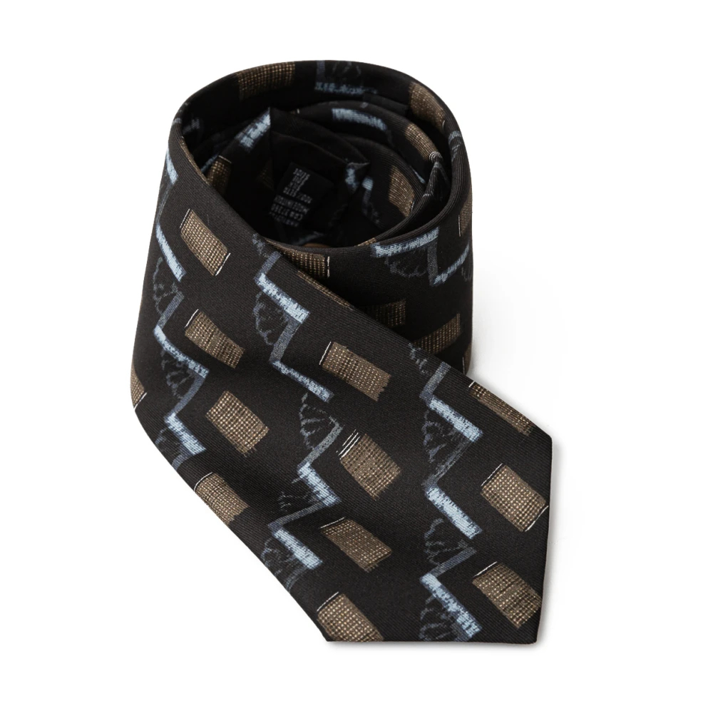 Giorgio Armani Herren Schwarz - Seidenkrawatte - Accessories - K -One Size