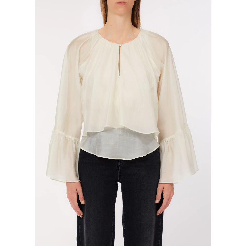Liu Jo Damen Weiß - Tunika - Blouses & Shirts - 2XS