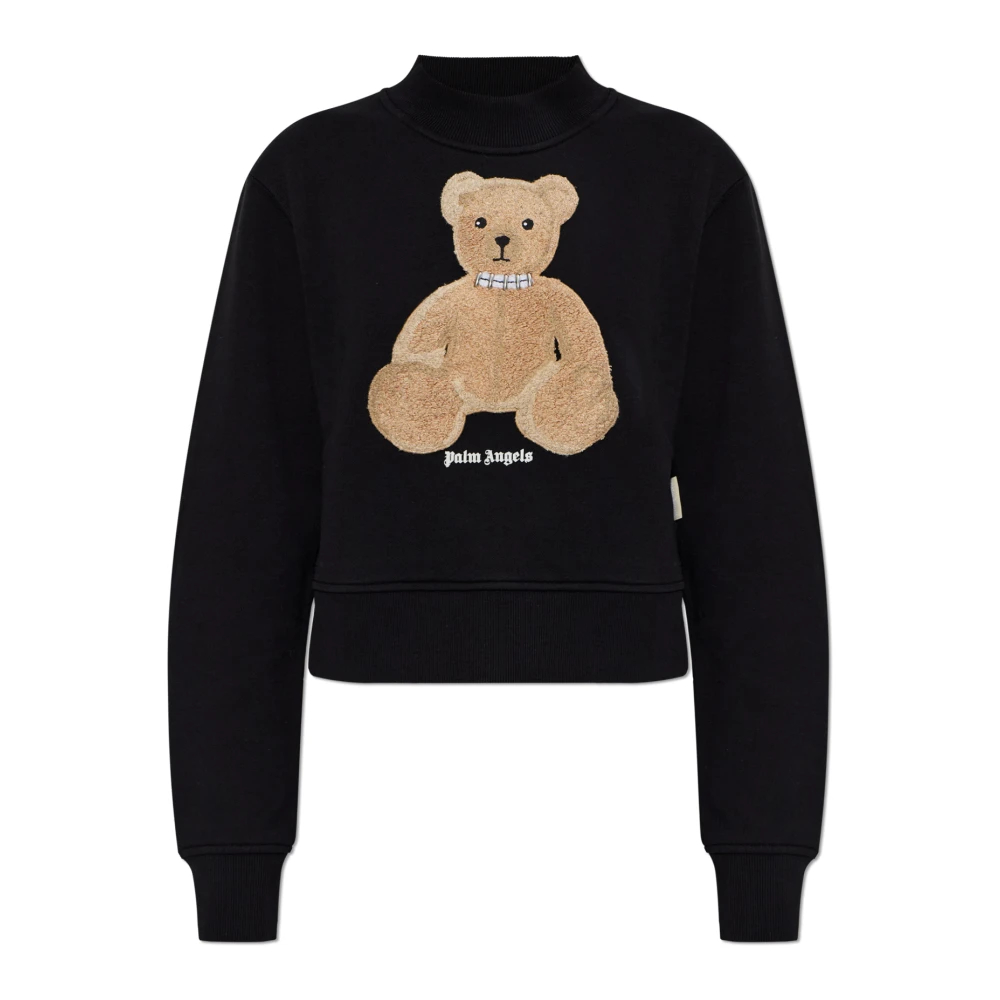 Palm Angels Damen Schwarz - Sweatshirts - Sweatshirts & Hoodies - K -L