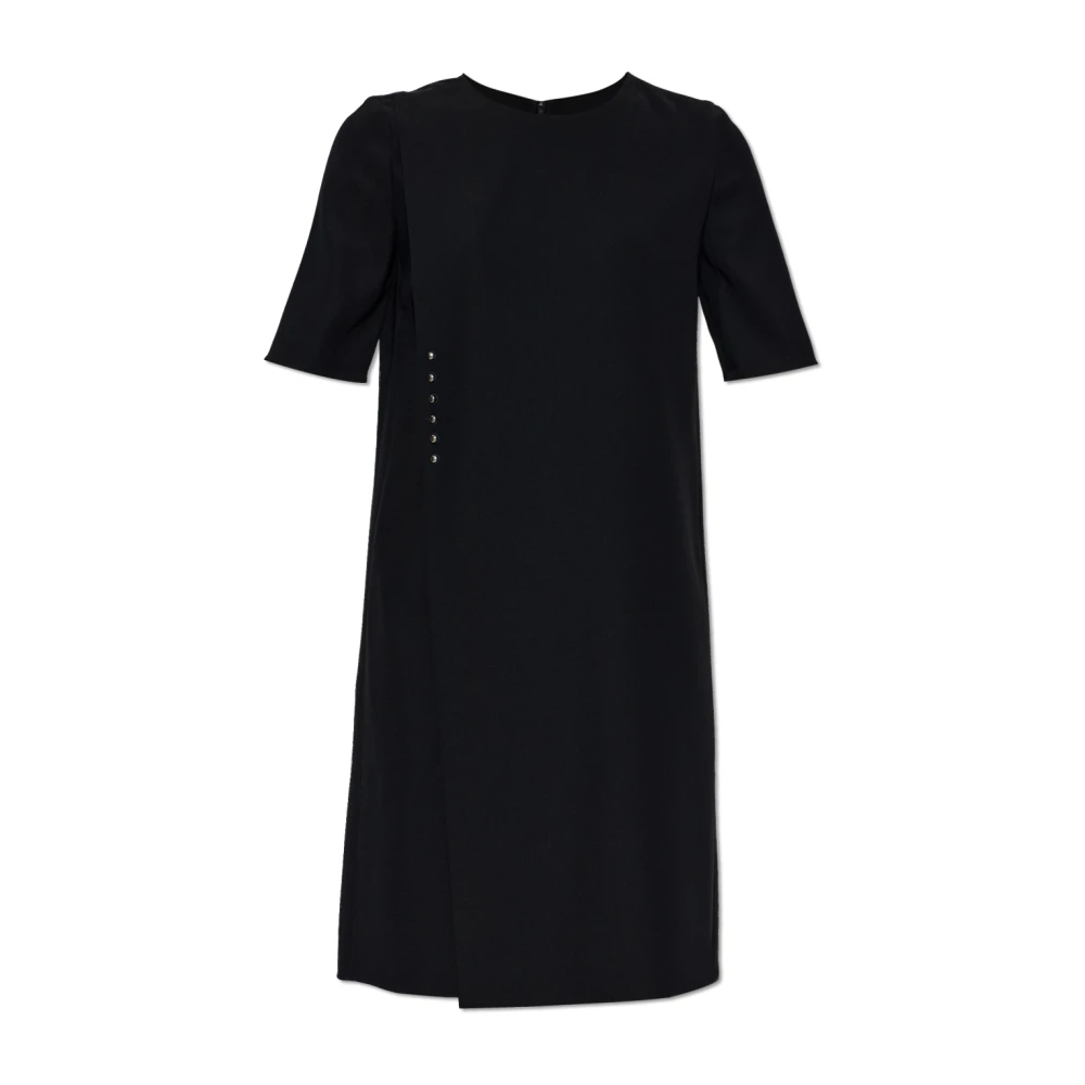 Emporio Armani - Faltenkleid - Dresses - Damen - Schwarzk - 2XS