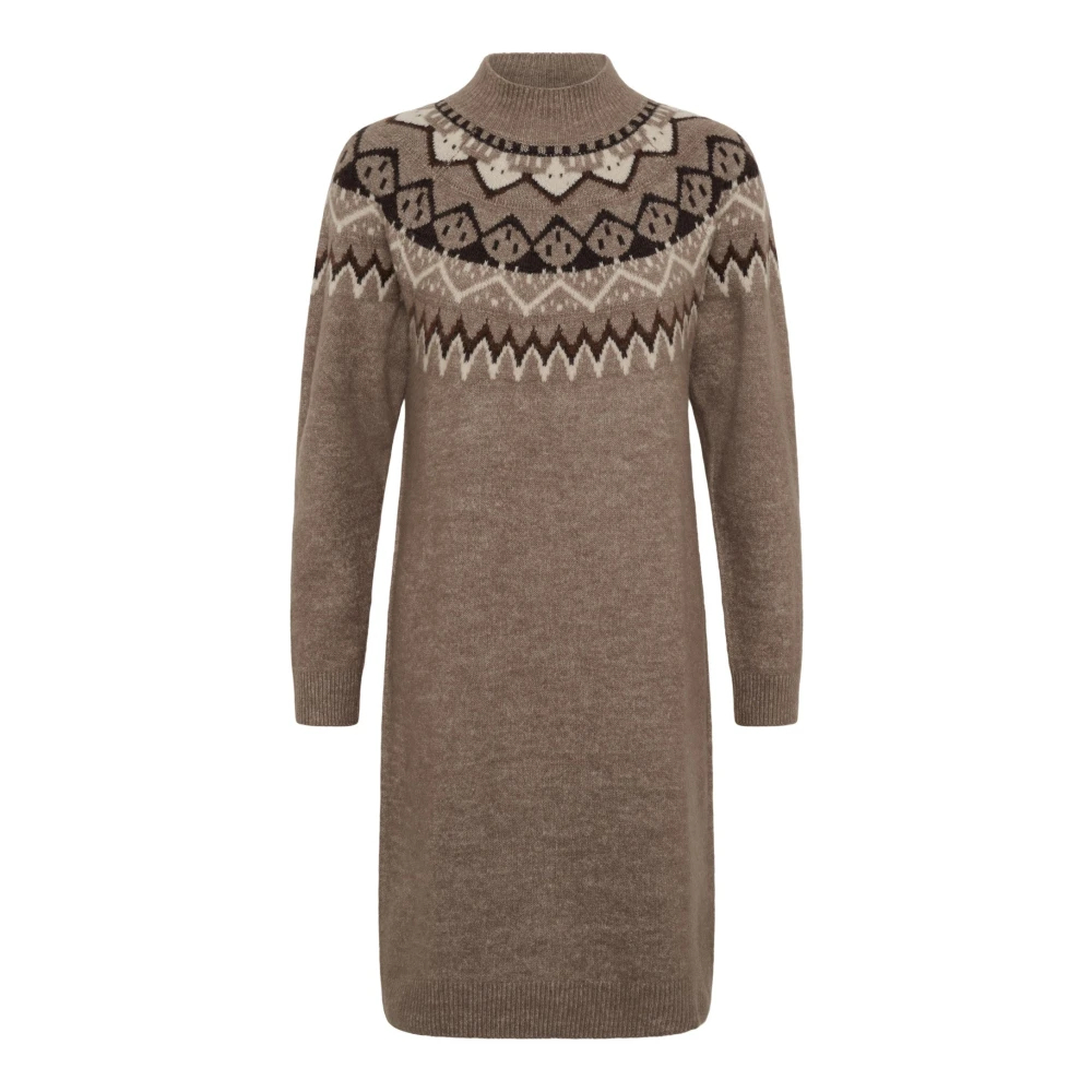 VAN GRAAF Cream Damen Braun Kleid Crcherrie Extra Groß - Bild 4