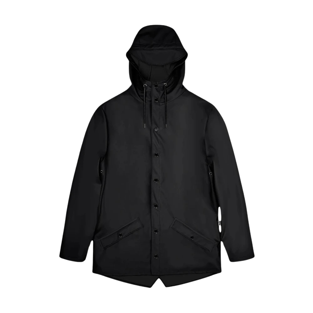 Rains Unisex Schwarz Jacket | Rainwear | | S - Bild 13