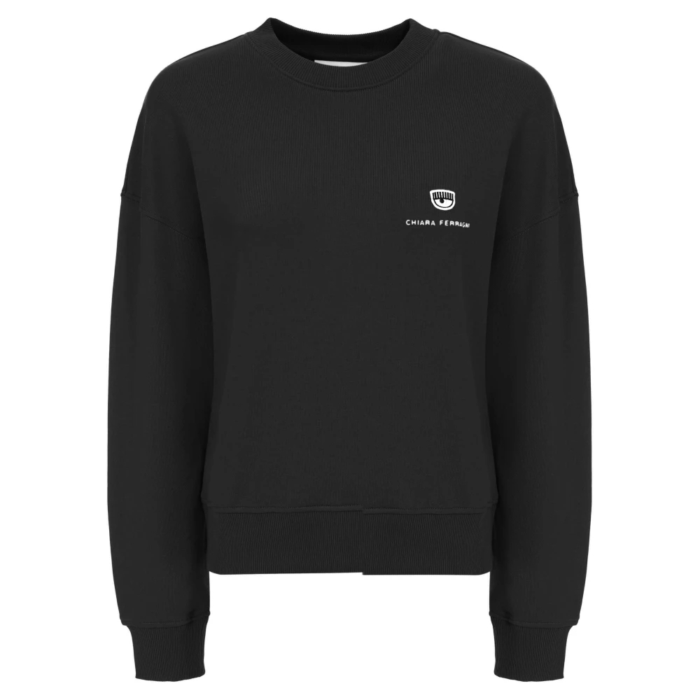 Chiara Ferragni Collection Damen Schwarz - Sweatshirt - Sweatshirts & Hoodies - K - Xs