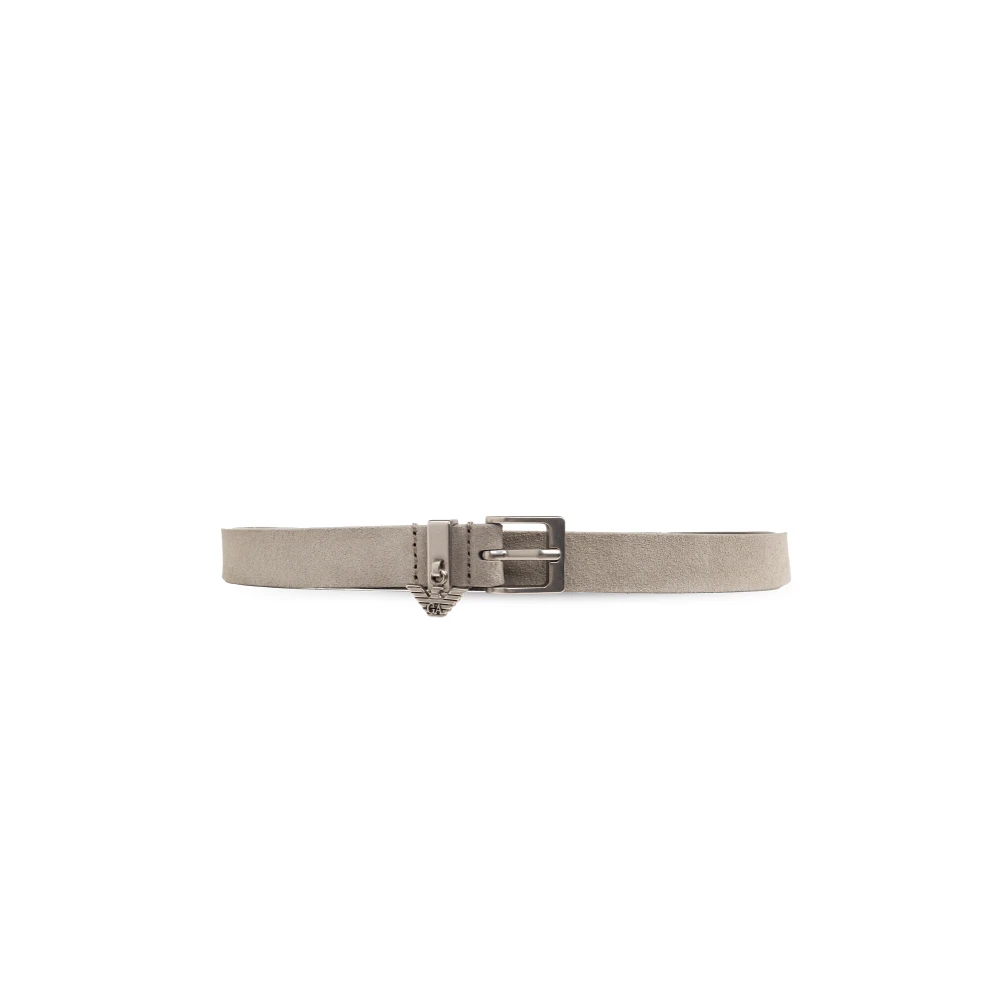 Emporio Armani Damen Grau - Wildledergürtel - Accessories - 75 Cm