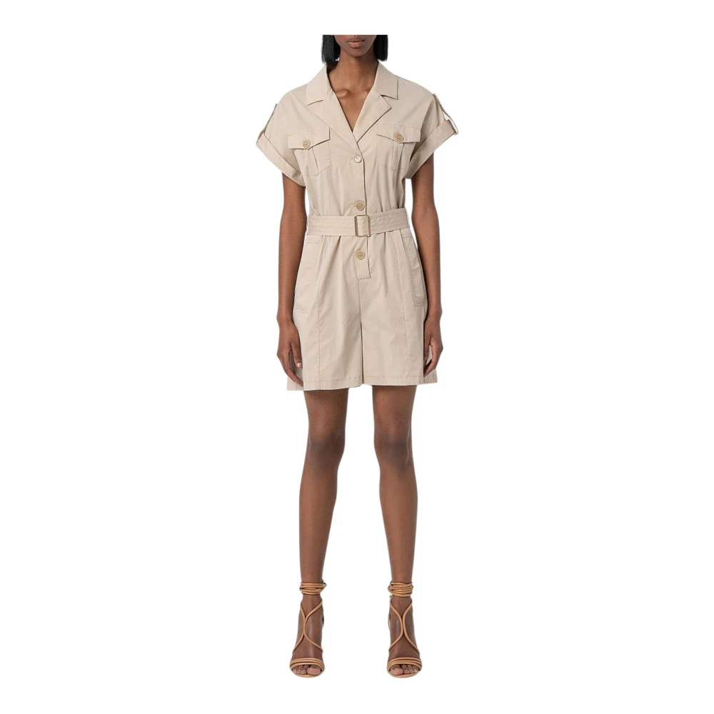 Fracomina Damen Beige - Abito - Jumpsuits & Playsuits - M