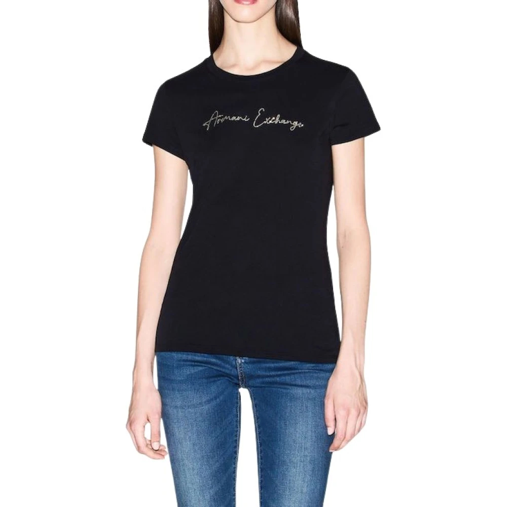 Armani Exchange Damen Schwarz - Tops - Tops - K - S