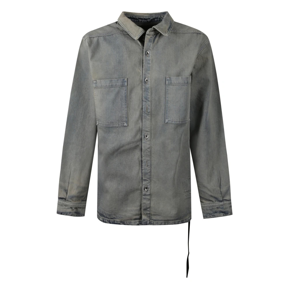Rick Owens - Denimhemd - Shirts - Herren - Blau - M