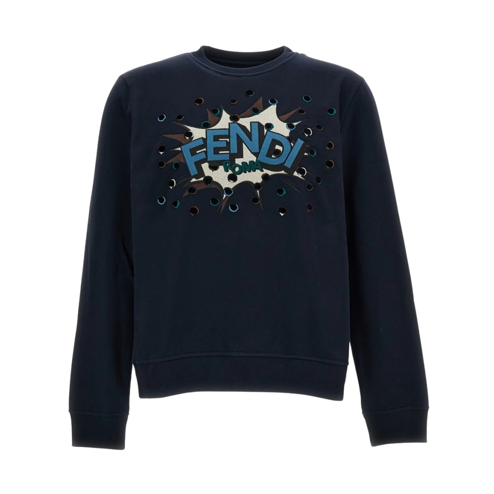 Fendi Herren Blau - Sweatshirt - Sweatshirts & Hoodies - M