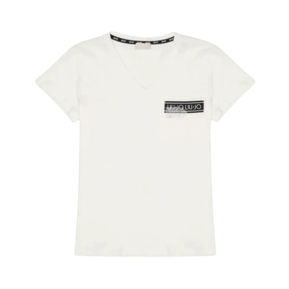 Liu Jo Damen Weiß - Ecs T-Shirt M/C - Tops - 2XS