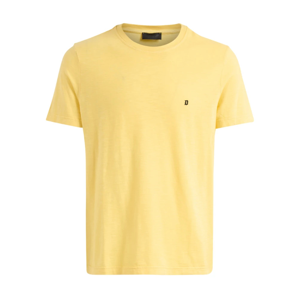 Dondup Herren Gelb - T-Shirt Regular Aus Jersey - Tops - S