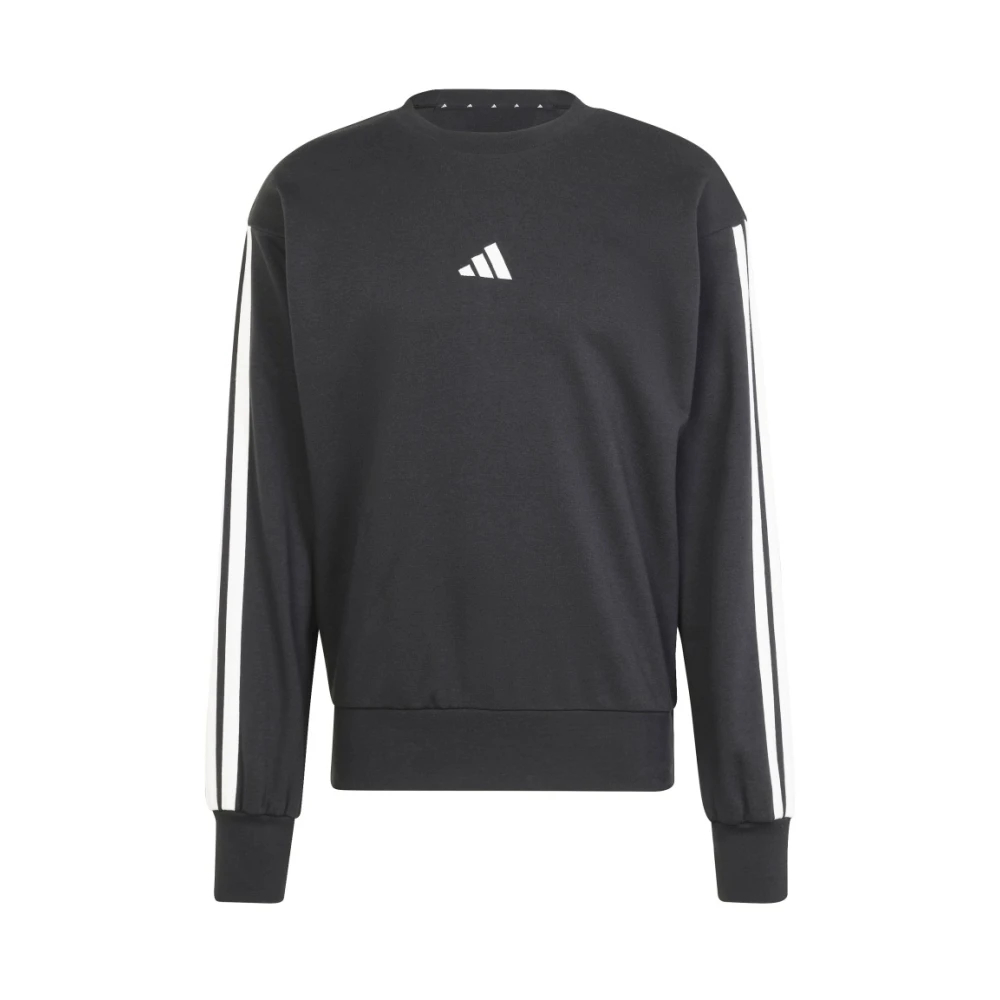 Adidas Sportswear Herren Schwarz Weiß Sweatshirt "Essentials 3-Streifen French Terry" erhältlich in Größe S von Baur - Image 4