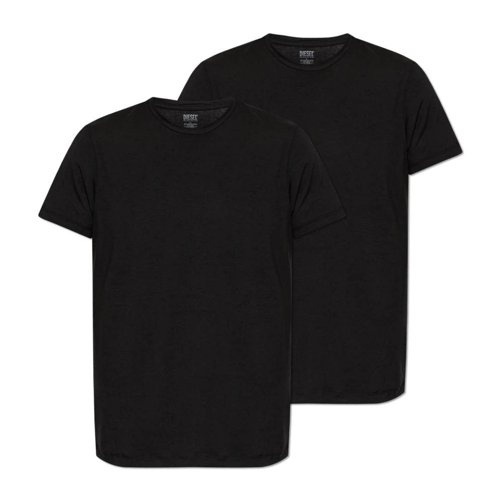 Diesel - Randal-Utlt-2Pack Zwei-Pack Unterhemden T-Shirts - Tops - Herren - Schwarzk - L