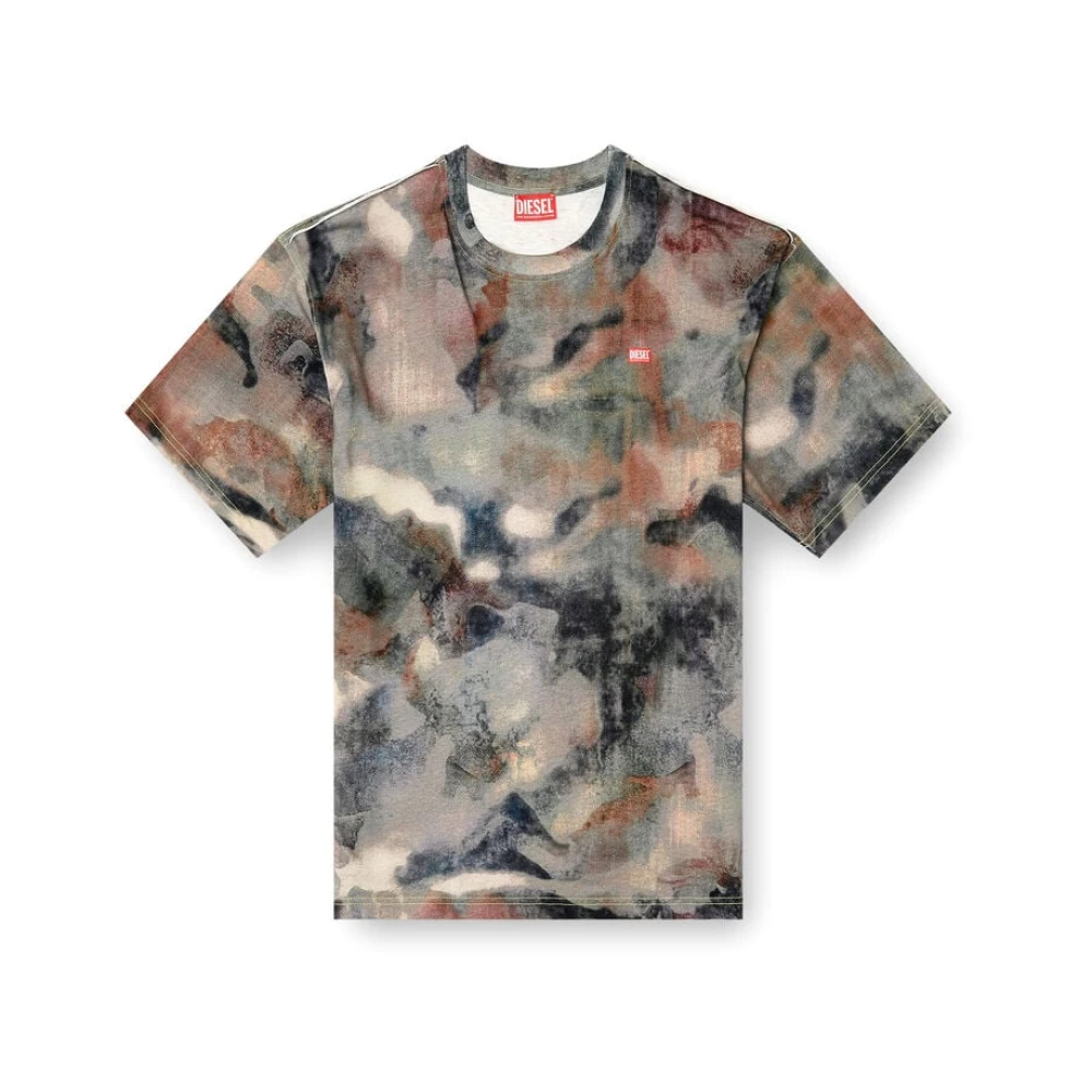 Diesel Herren Multicolor - T-Boxt-V7 Heavy Cotton T-Shirt - Tops - Mehrfarbig - S