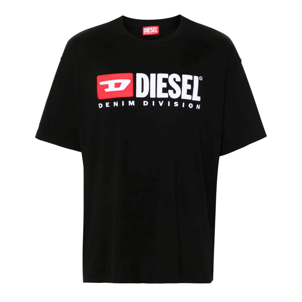 Diesel Herren Schwarz - T-Boxt-Div T-Shirt - Tops - K - L