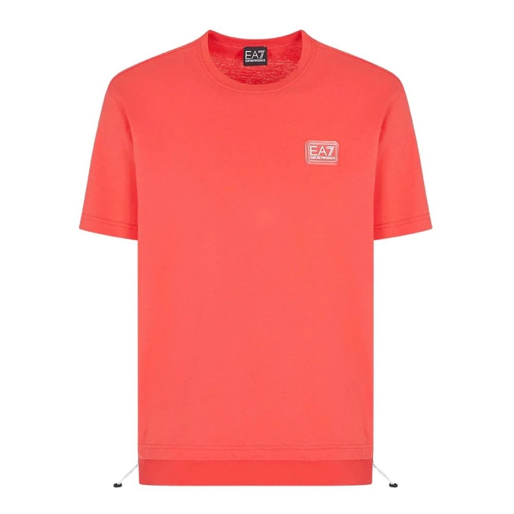 Emporio Armani Ea7 Herren Rot - Es T-Shirt Mit Kurzen Ärmeln 3Rpt18pj02z1480 - Tops - S